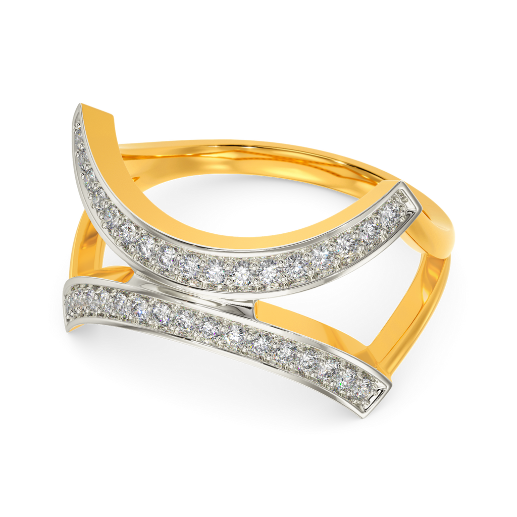 Flow Trail Diamond Rings