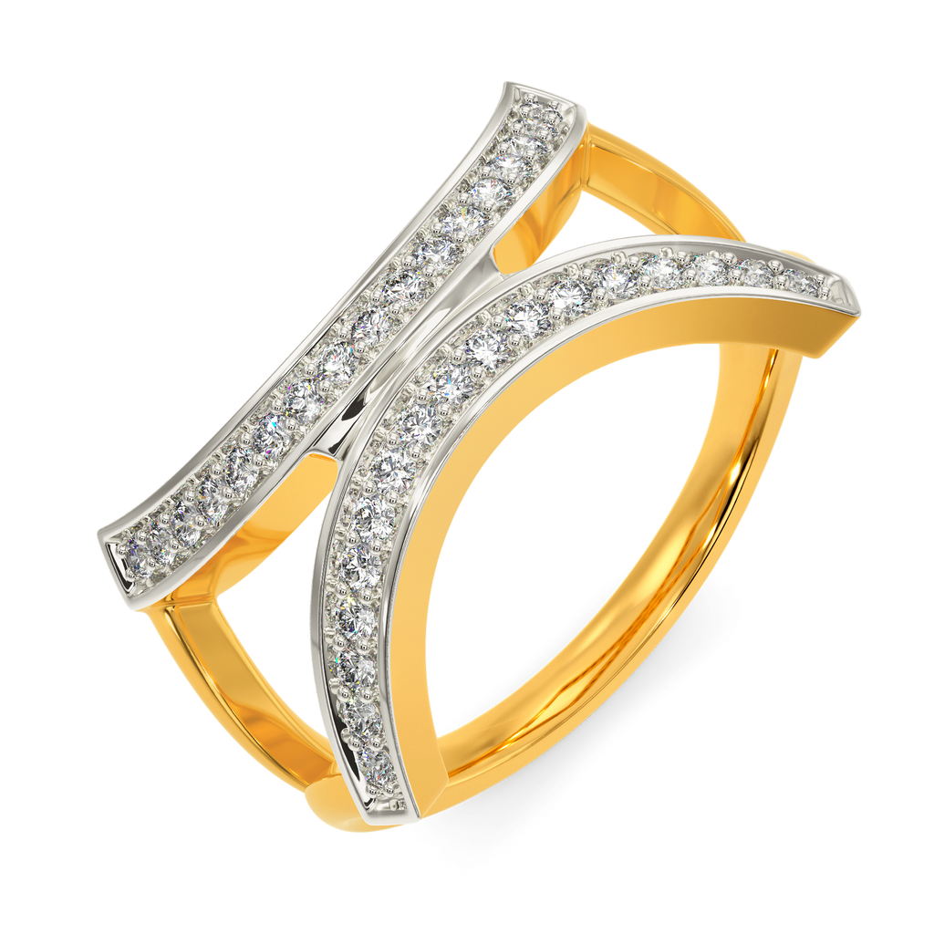 Flow Trail Diamond Rings