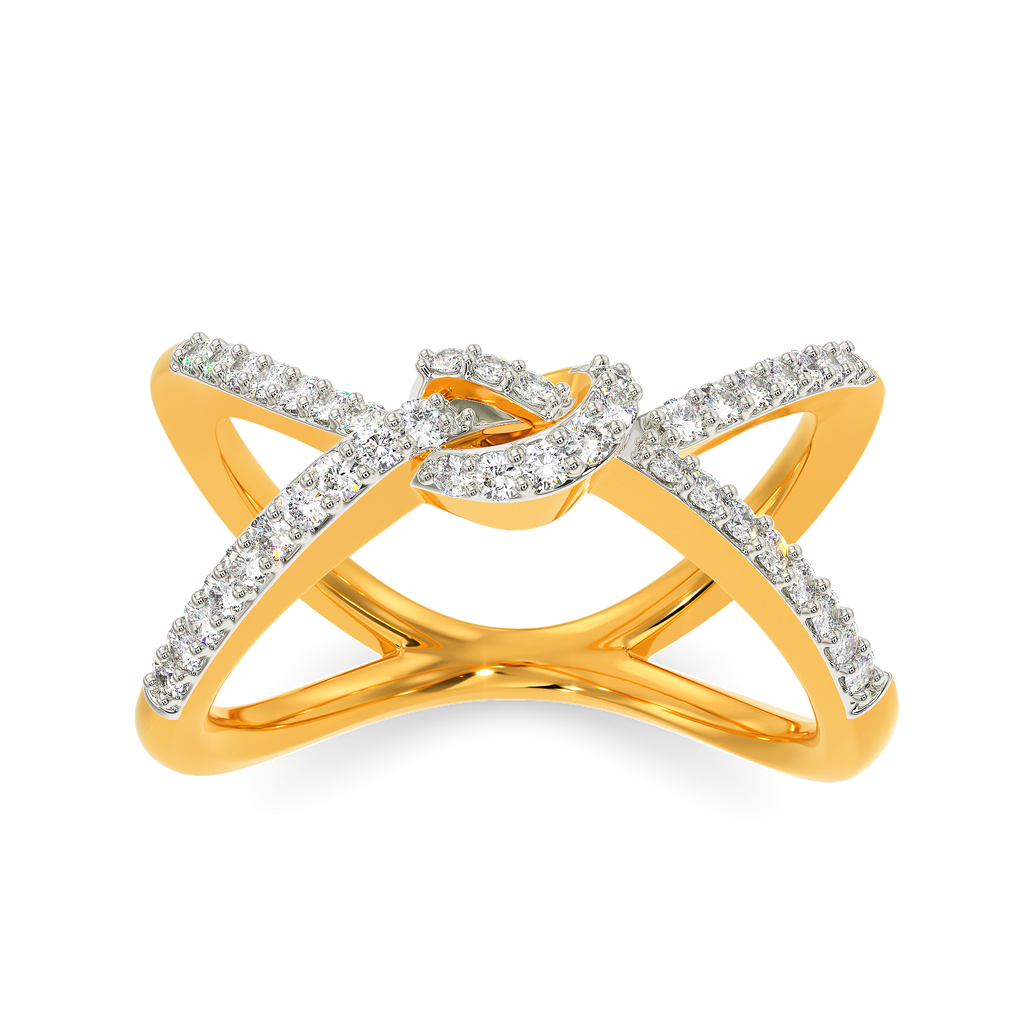 Knoted Diamond Rings