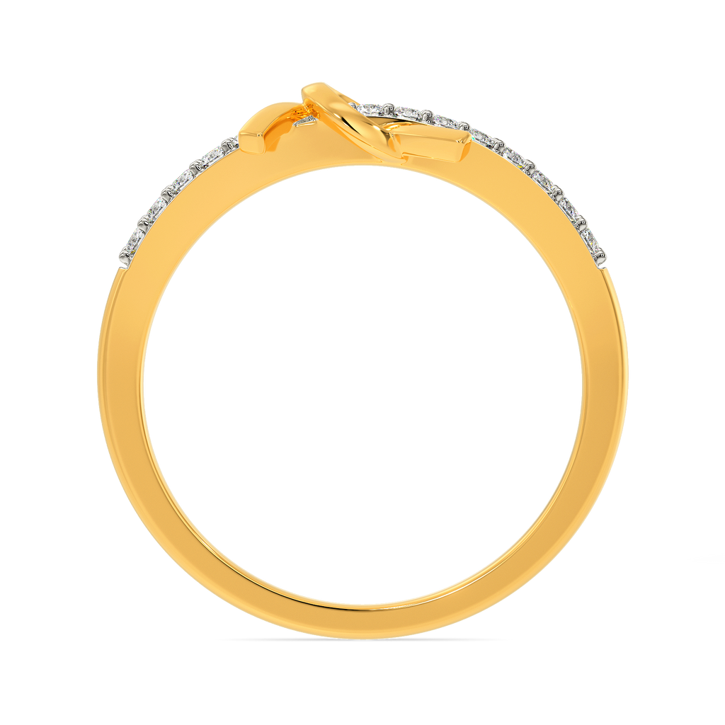 Rhythmic Knots Diamond Rings