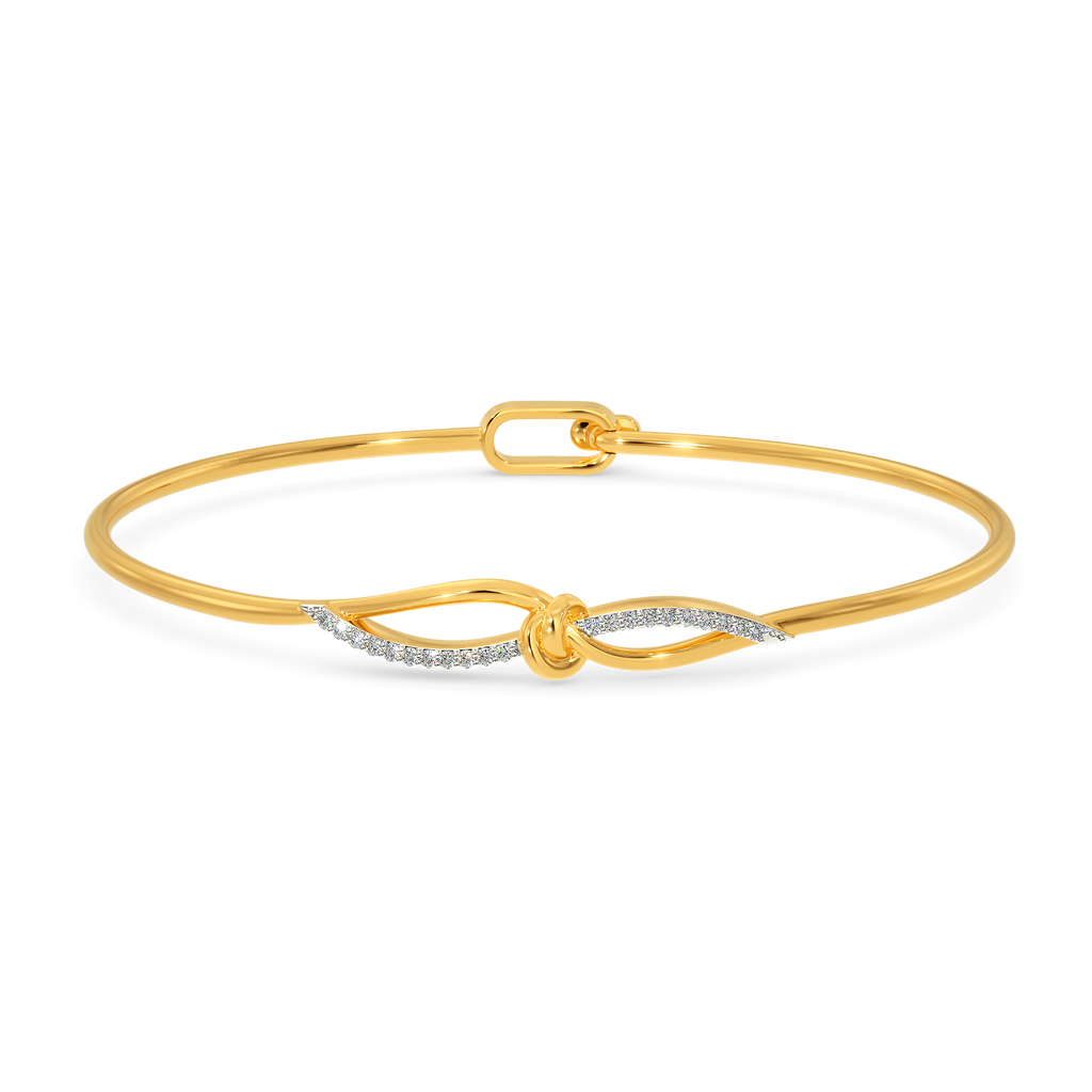 Tie A Knot Diamond Bangles