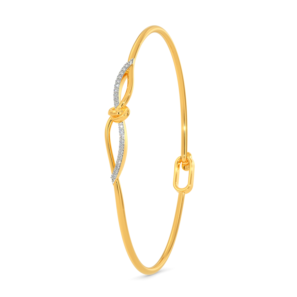 Tie A Knot Diamond Bangles