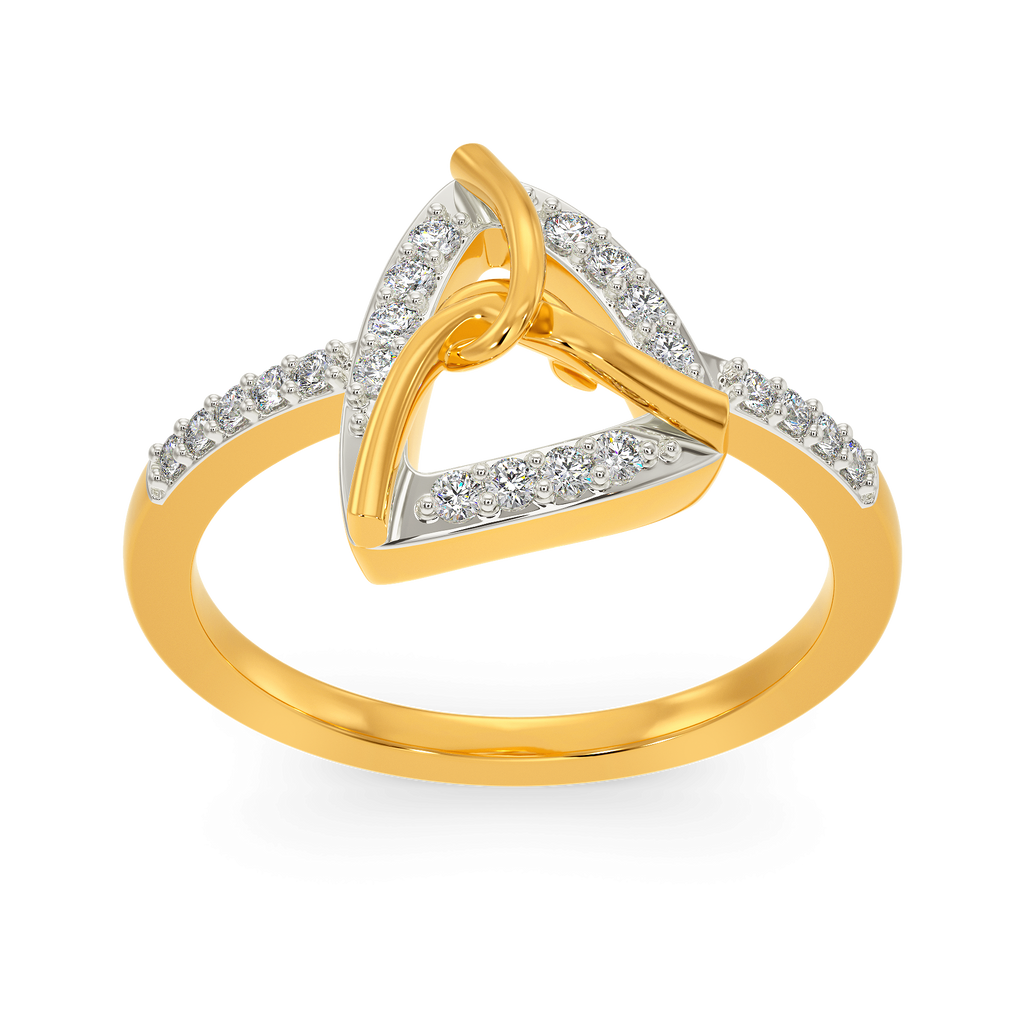 Knot Junction Diamond Rings