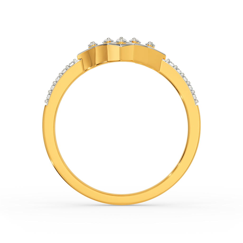 Neat Net Diamond Rings
