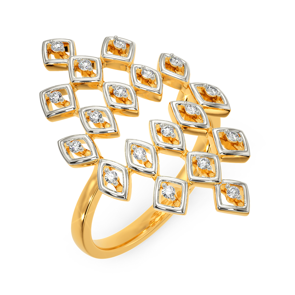 Net Mode Diamond Rings