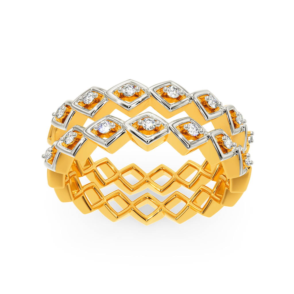 Net Around Diamond Rings