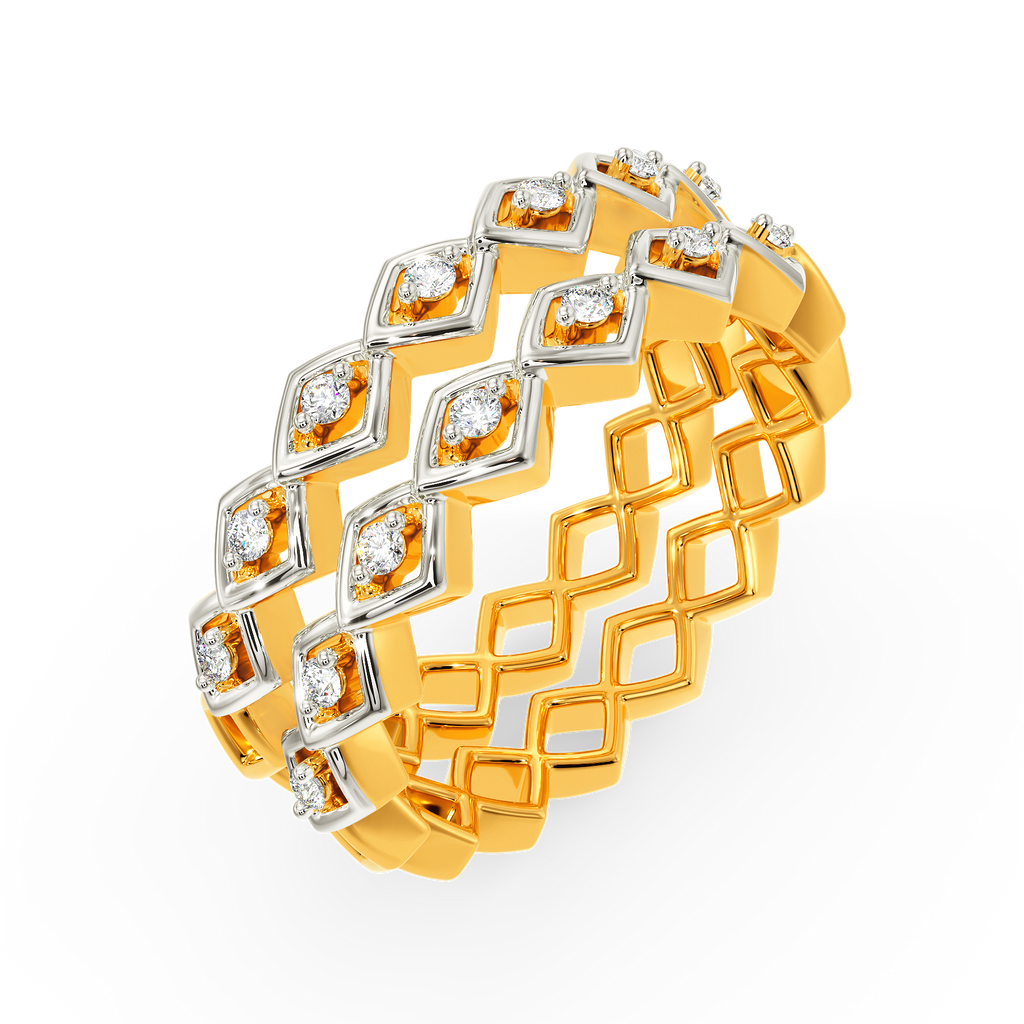 Net Around Diamond Rings