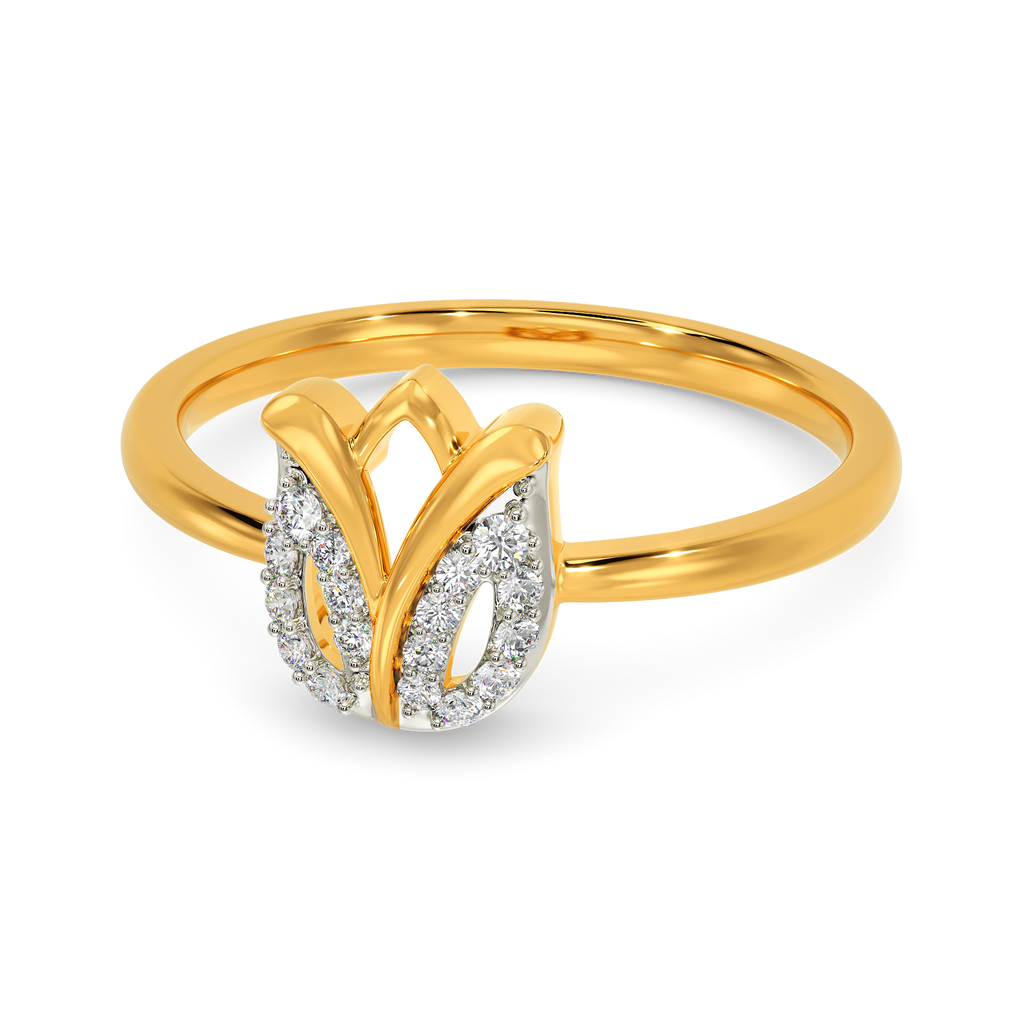 Tulip Daze Diamond Rings