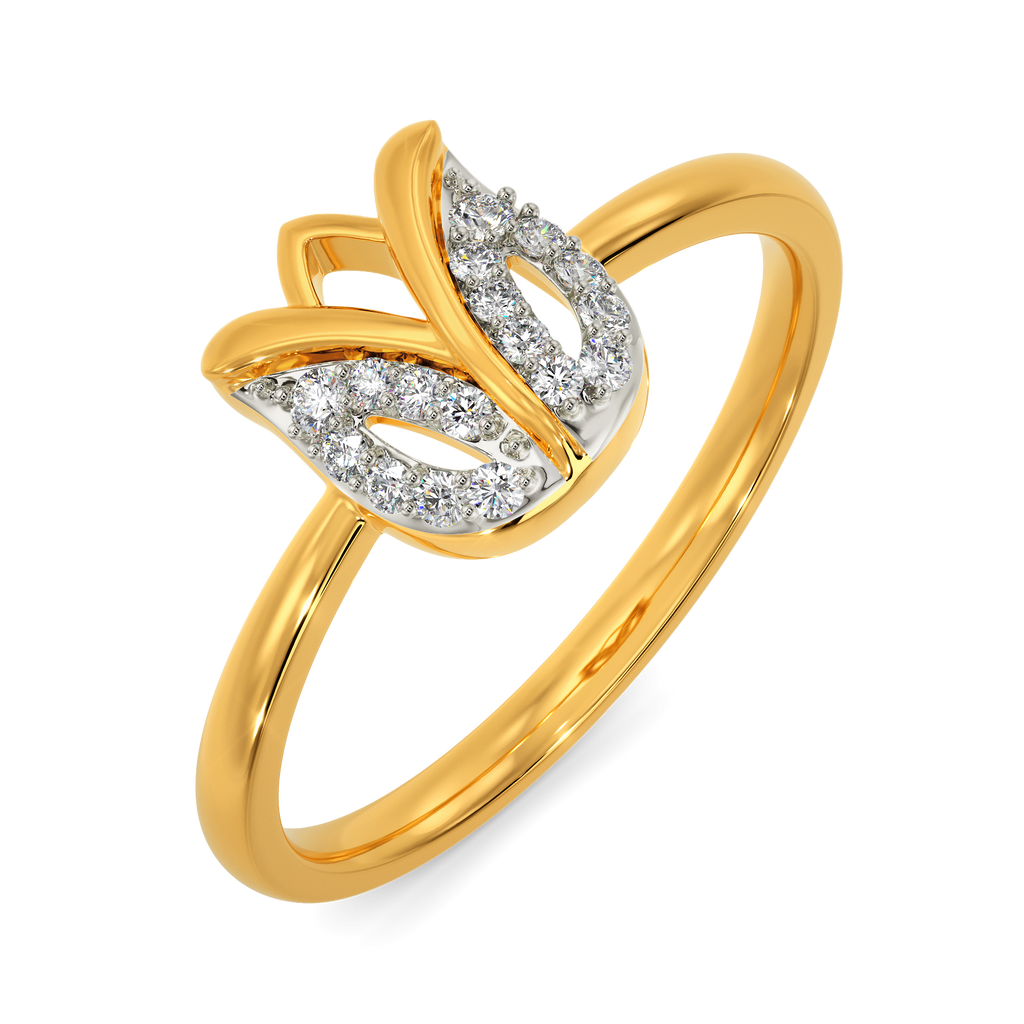 Tulip Daze Diamond Rings