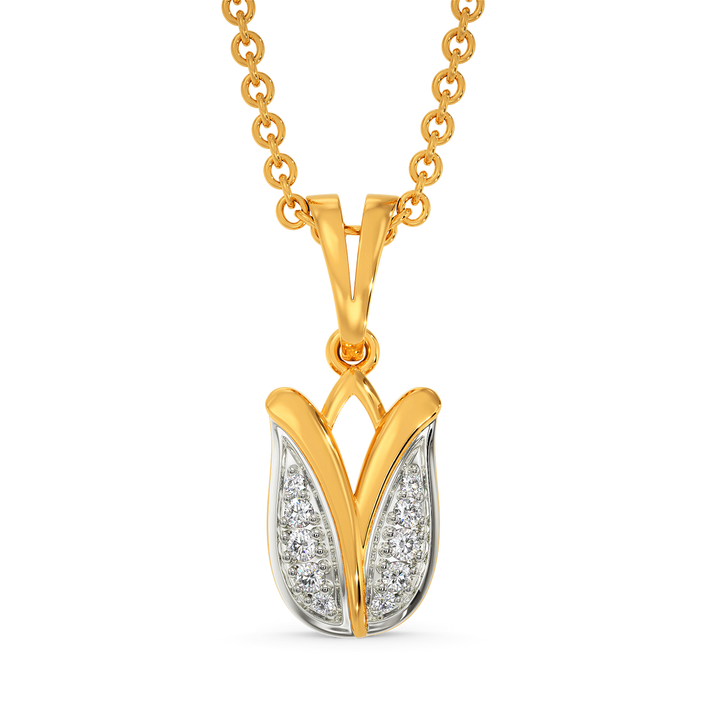 Tulip Daze Diamond Pendants