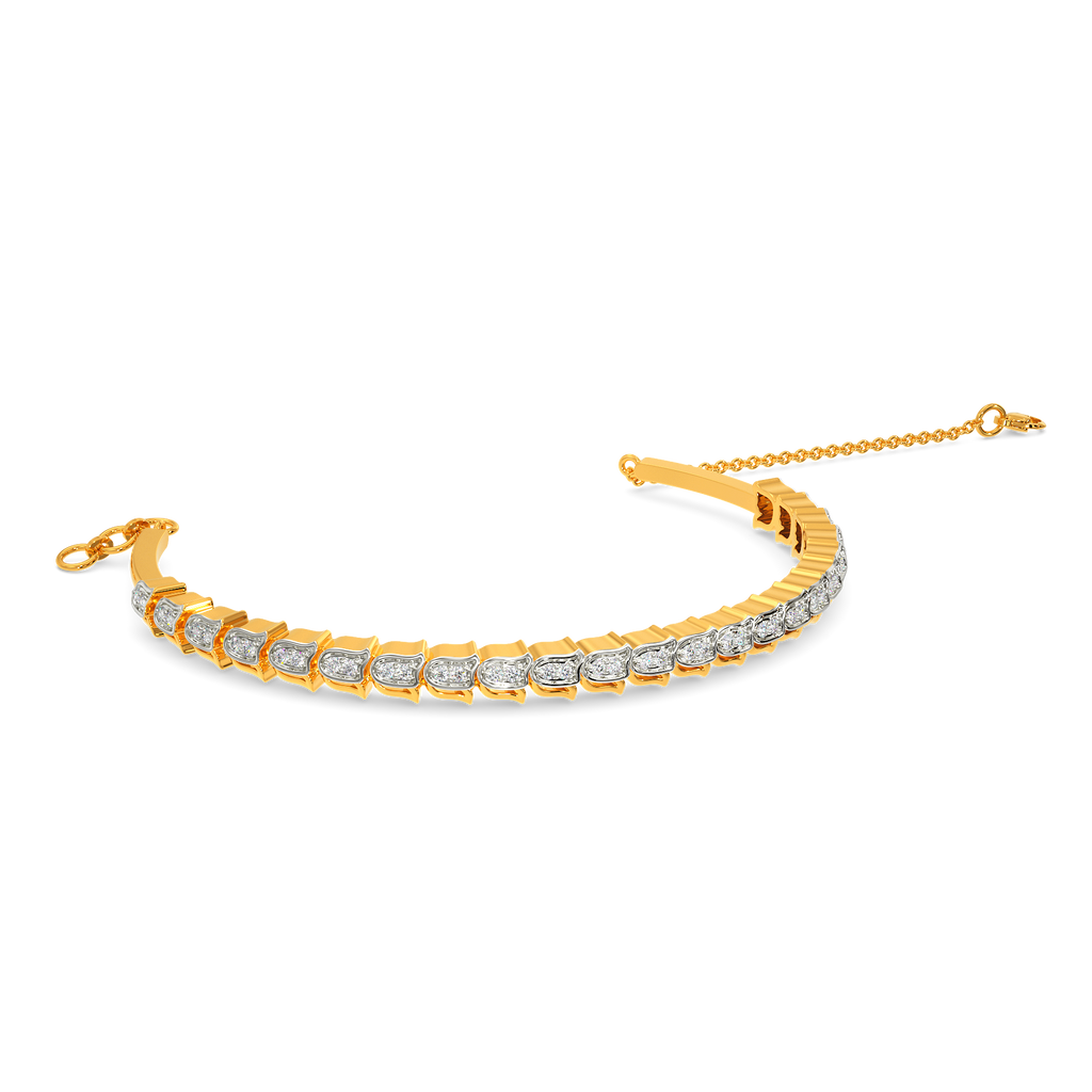 Tulip Saga Diamond Bangles