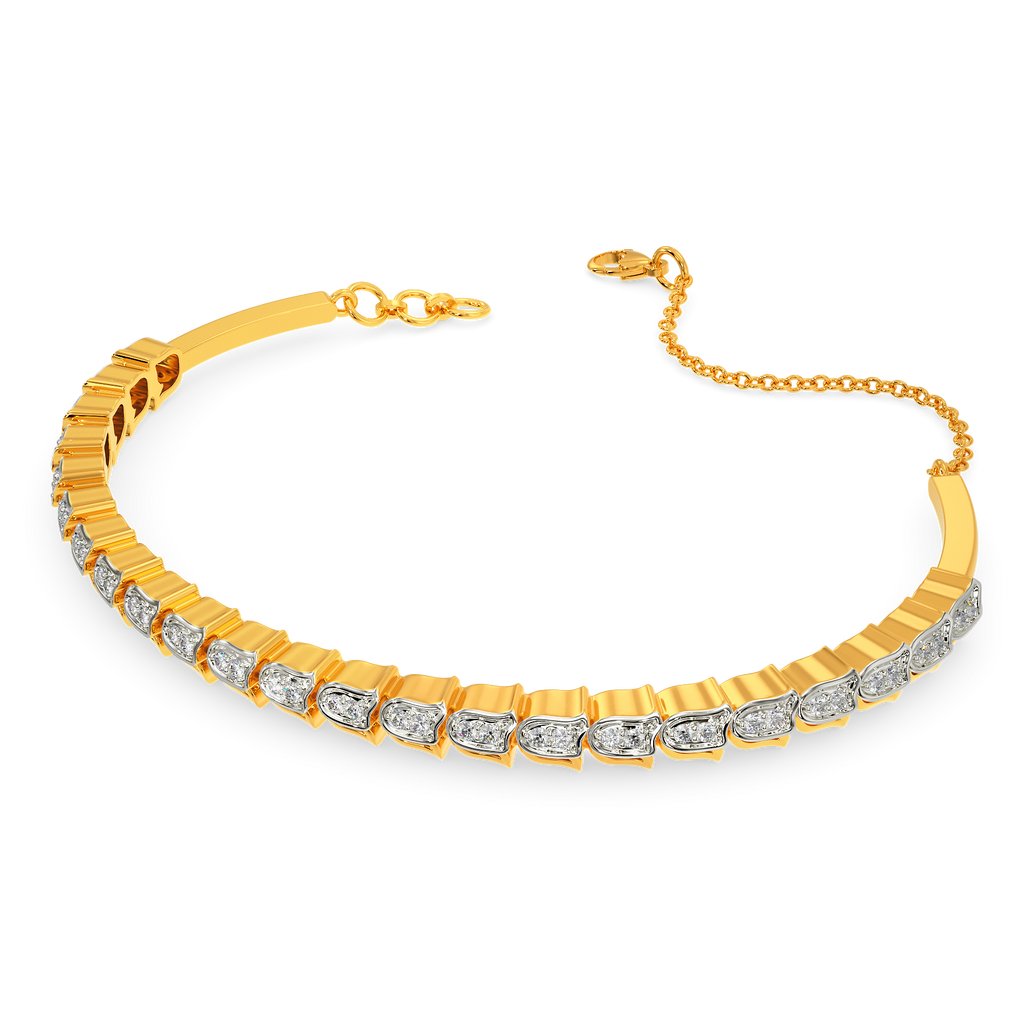 Tulip Saga Diamond Bangles