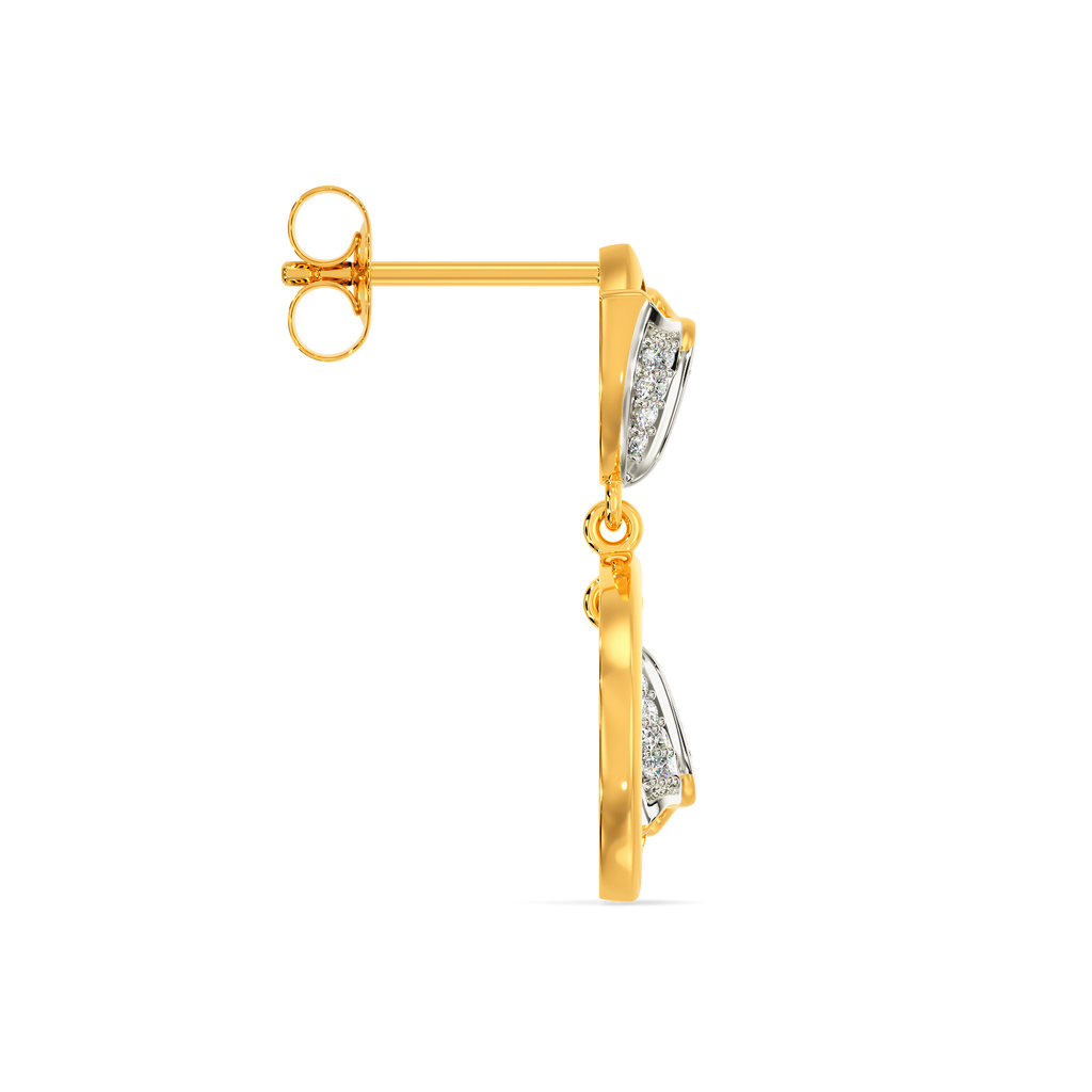 Tune To Tulips Diamond Earrings