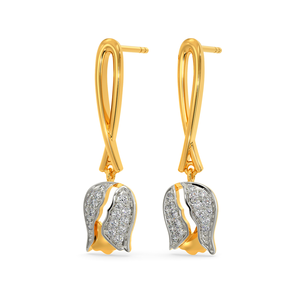 Tulip Essence Diamond Earrings