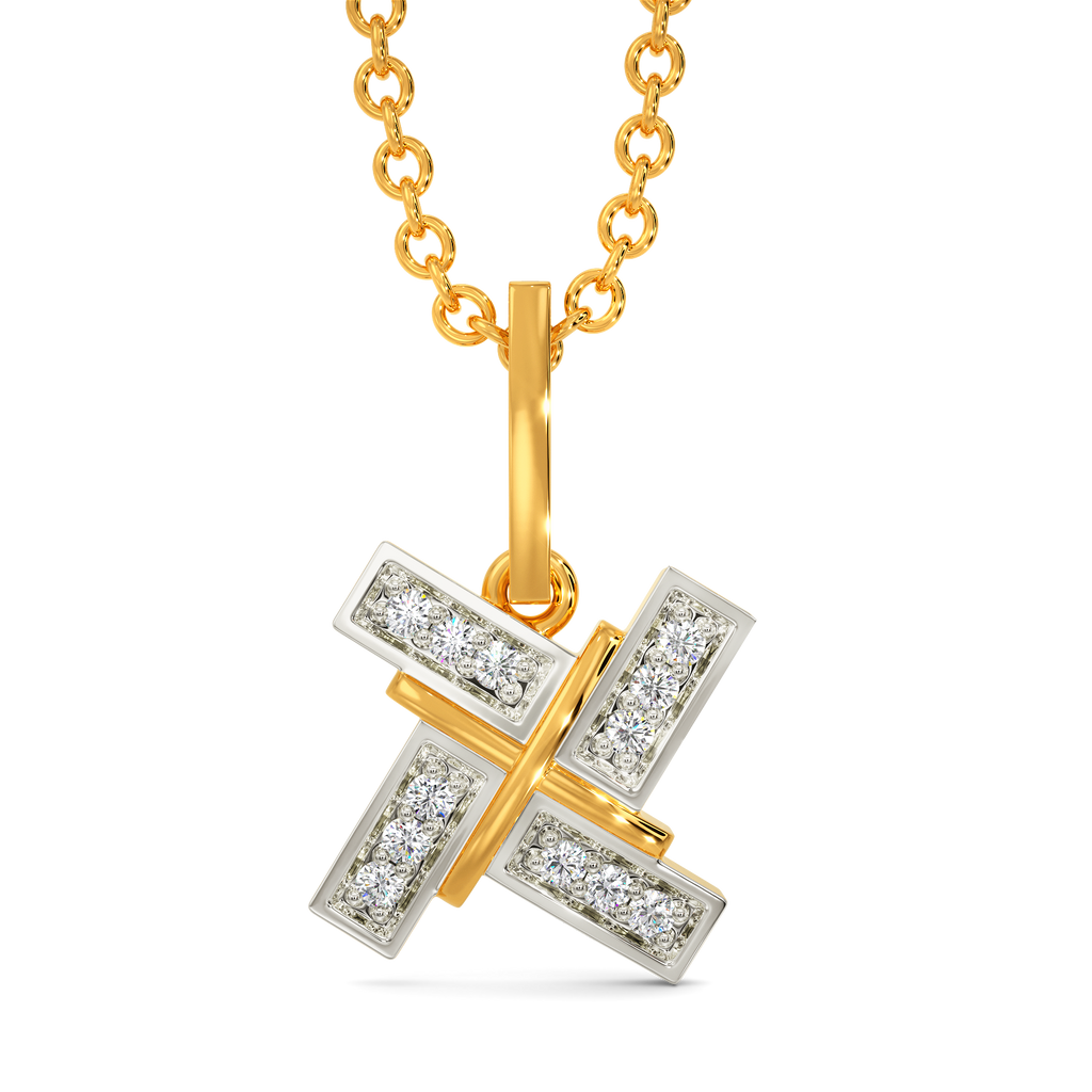 Tell A Tweed Diamond Pendants