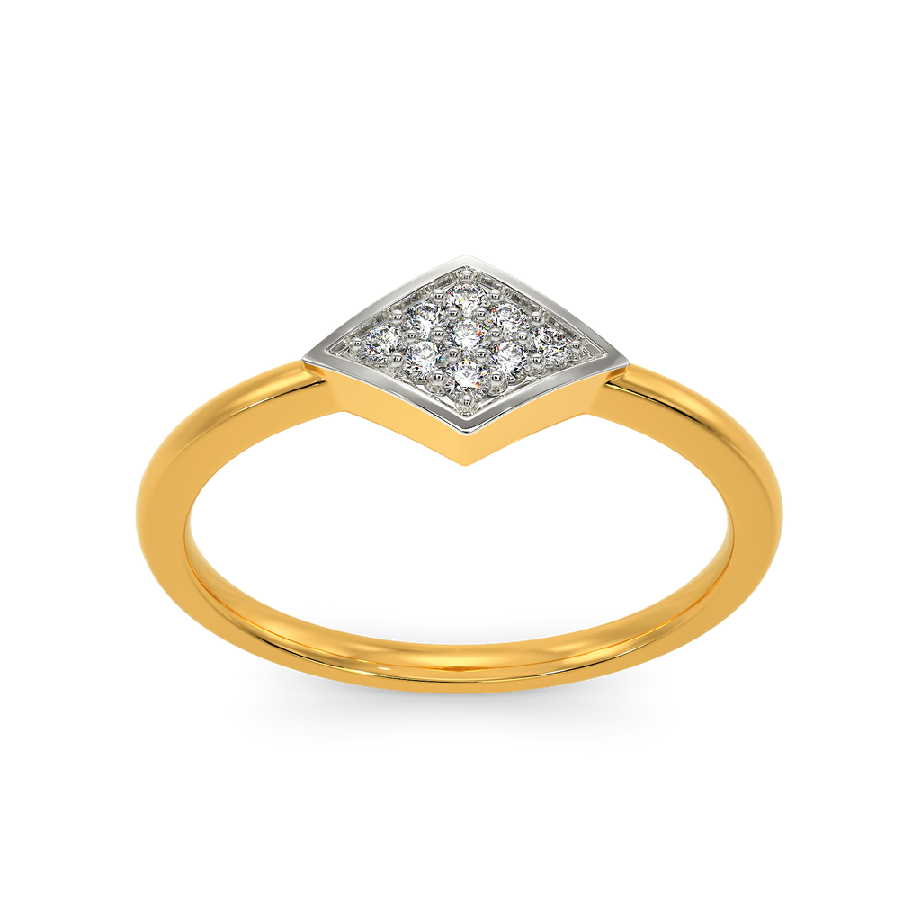 Vibe In Tweed Diamond Rings