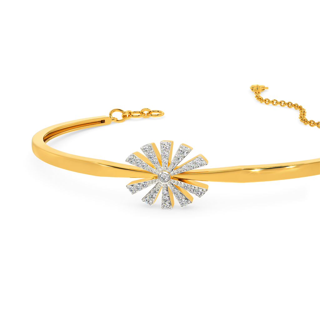 Pine For Retro Diamond Bangles