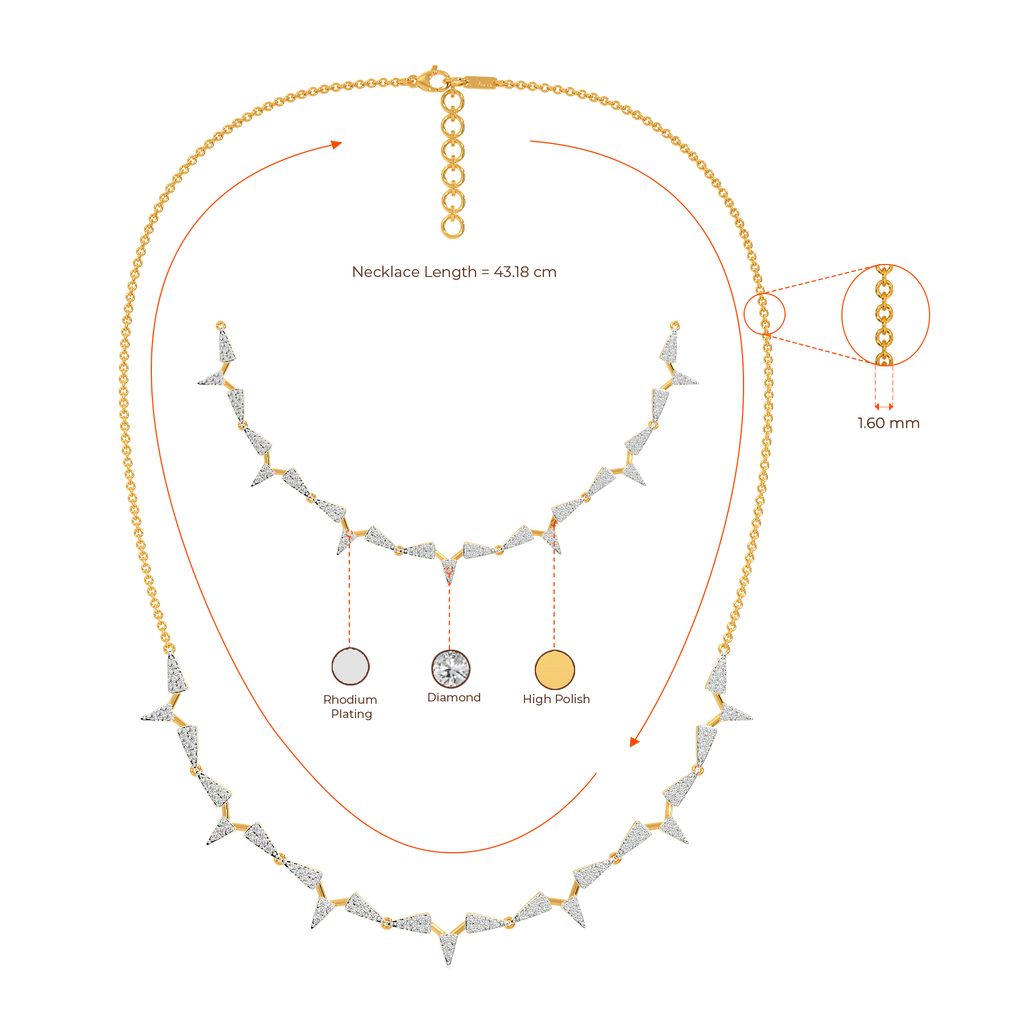 Defying Punk Diamond Necklaces
