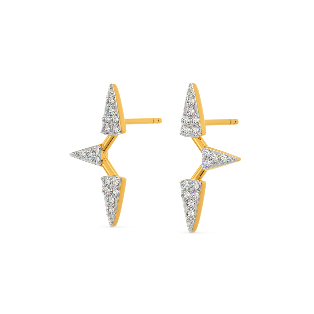 Defying Punk Diamond Earrings