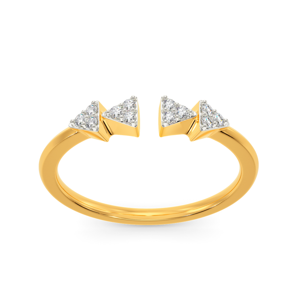 Punk Imprint Diamond Rings