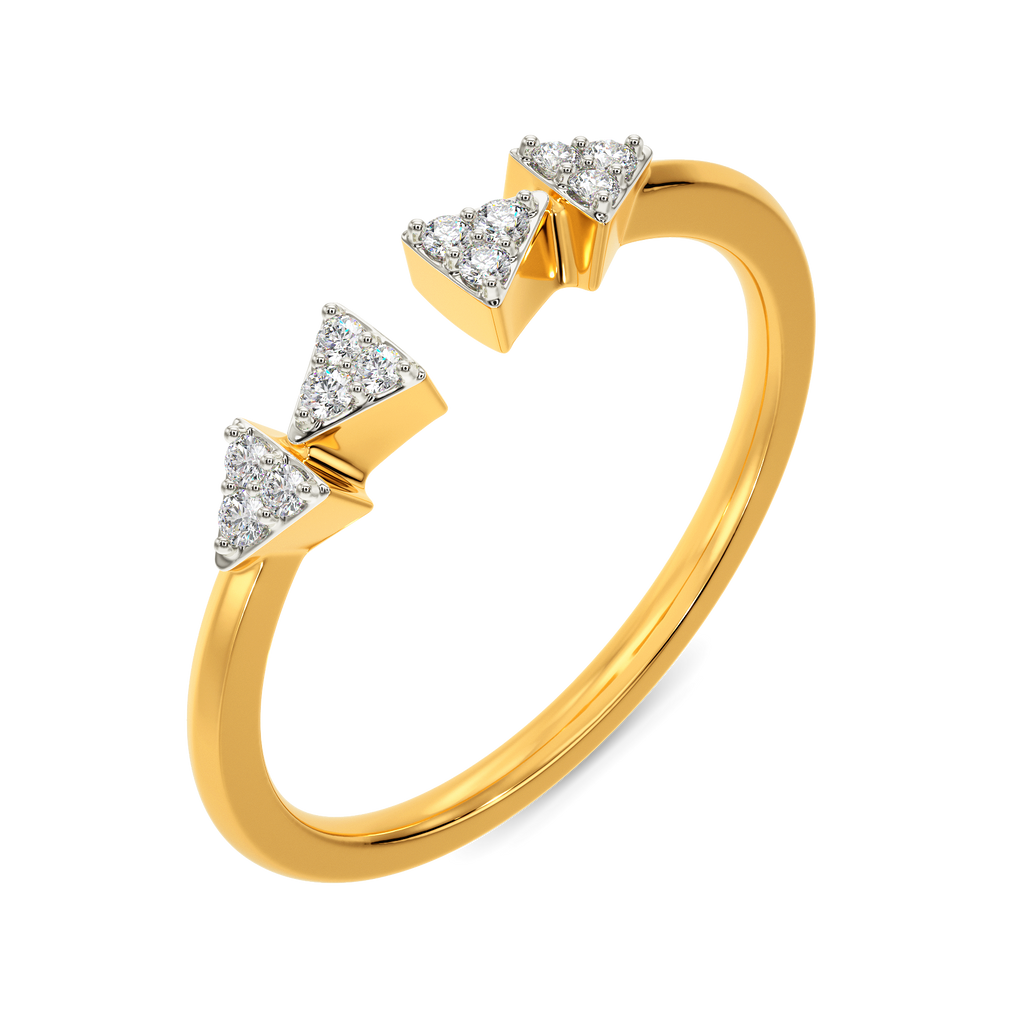Punk Imprint Diamond Rings