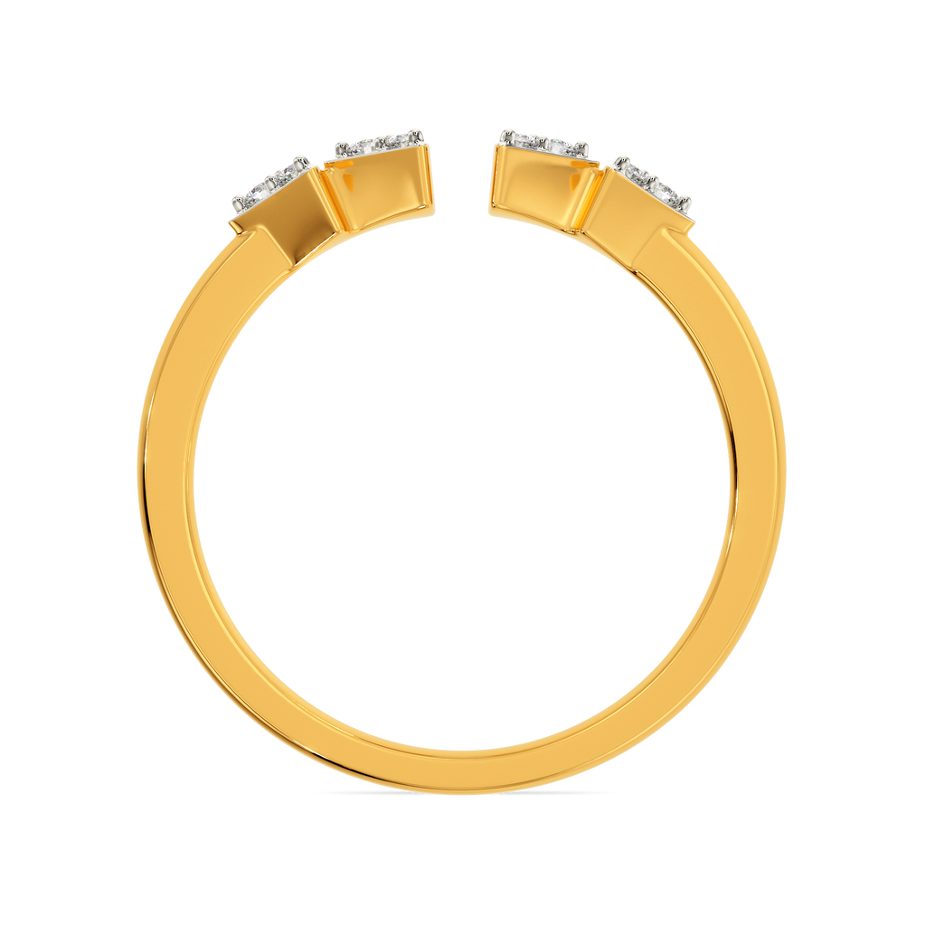 Punk Imprint Diamond Rings
