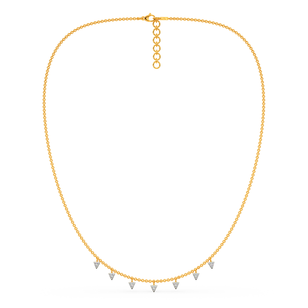 Punk Imprint Diamond Necklaces