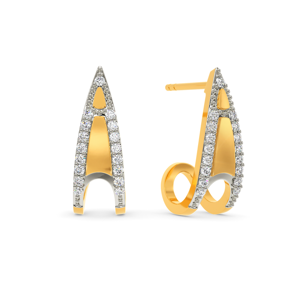 Spell of Armor Diamond Earrings
