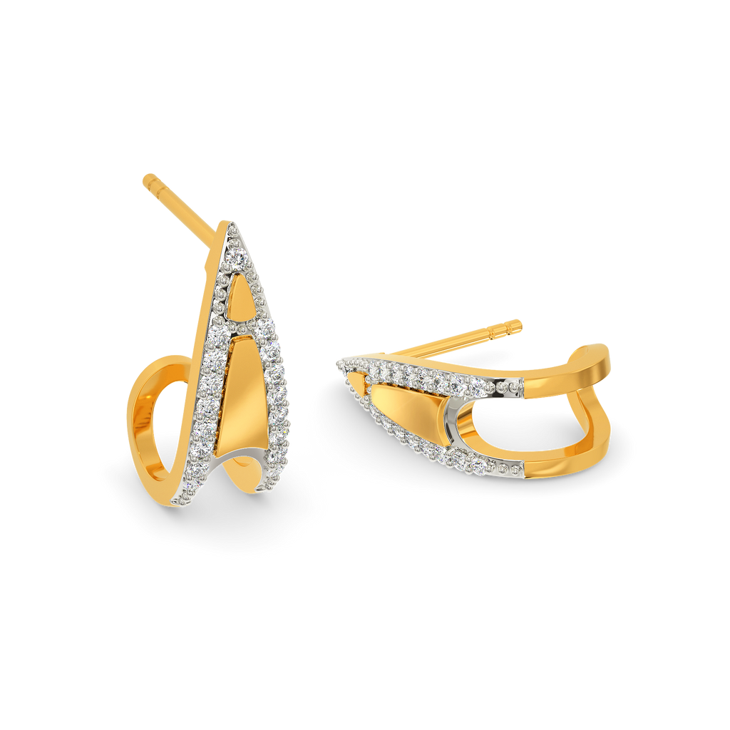 Spell of Armor Diamond Earrings