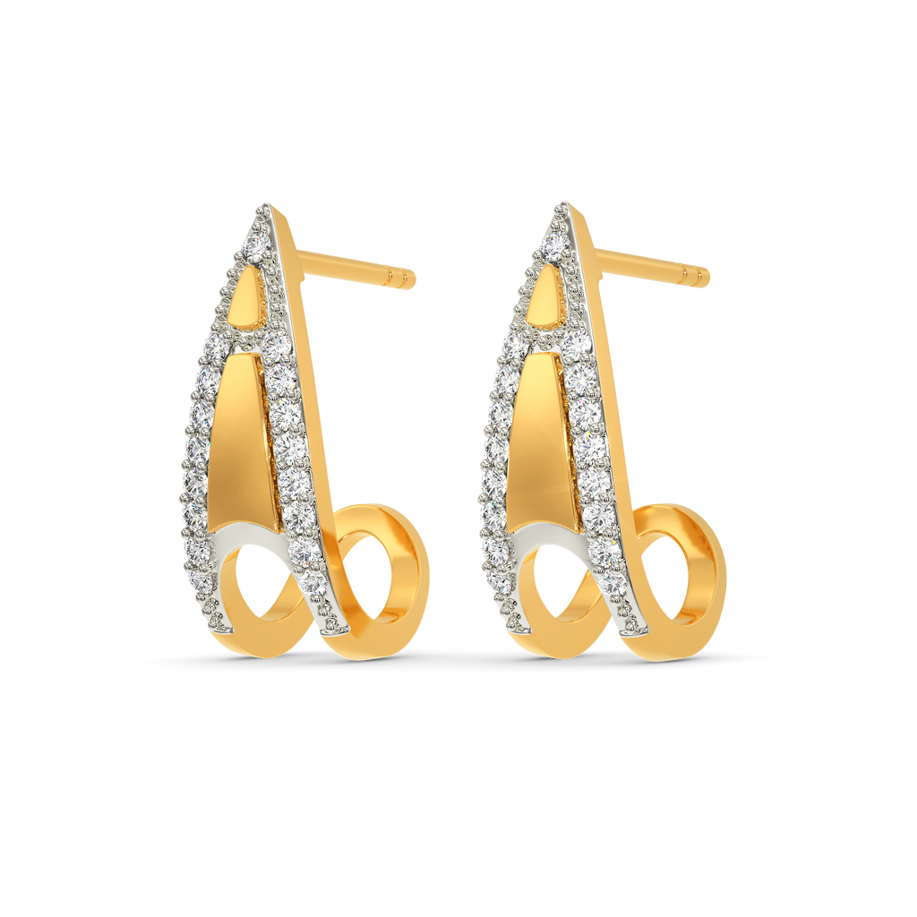 Spell of Armor Diamond Earrings