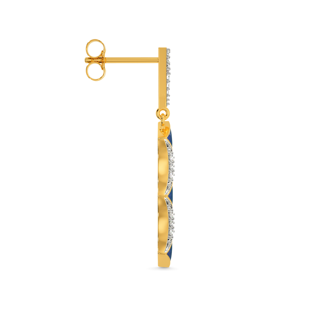 Alien Atomy Diamond Earrings