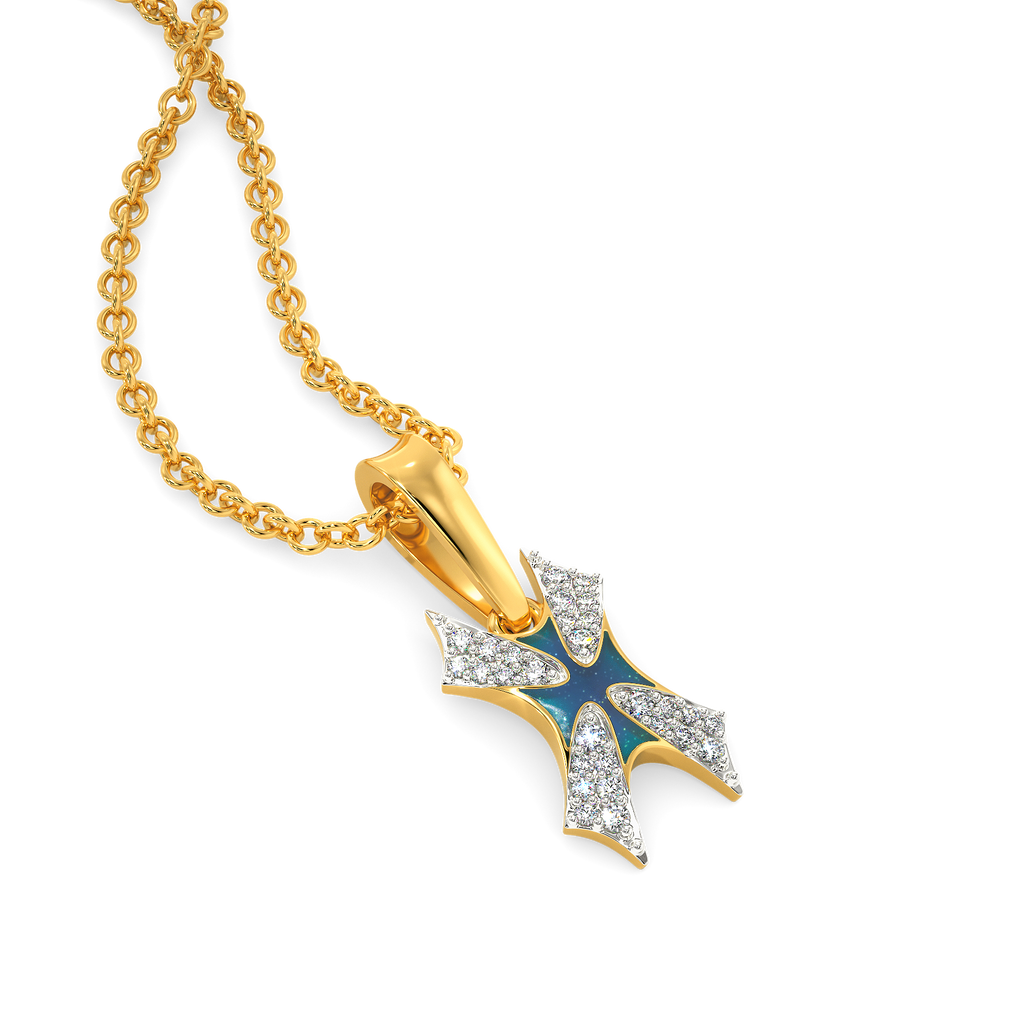 In A Blue Fantasy World Diamond Pendants