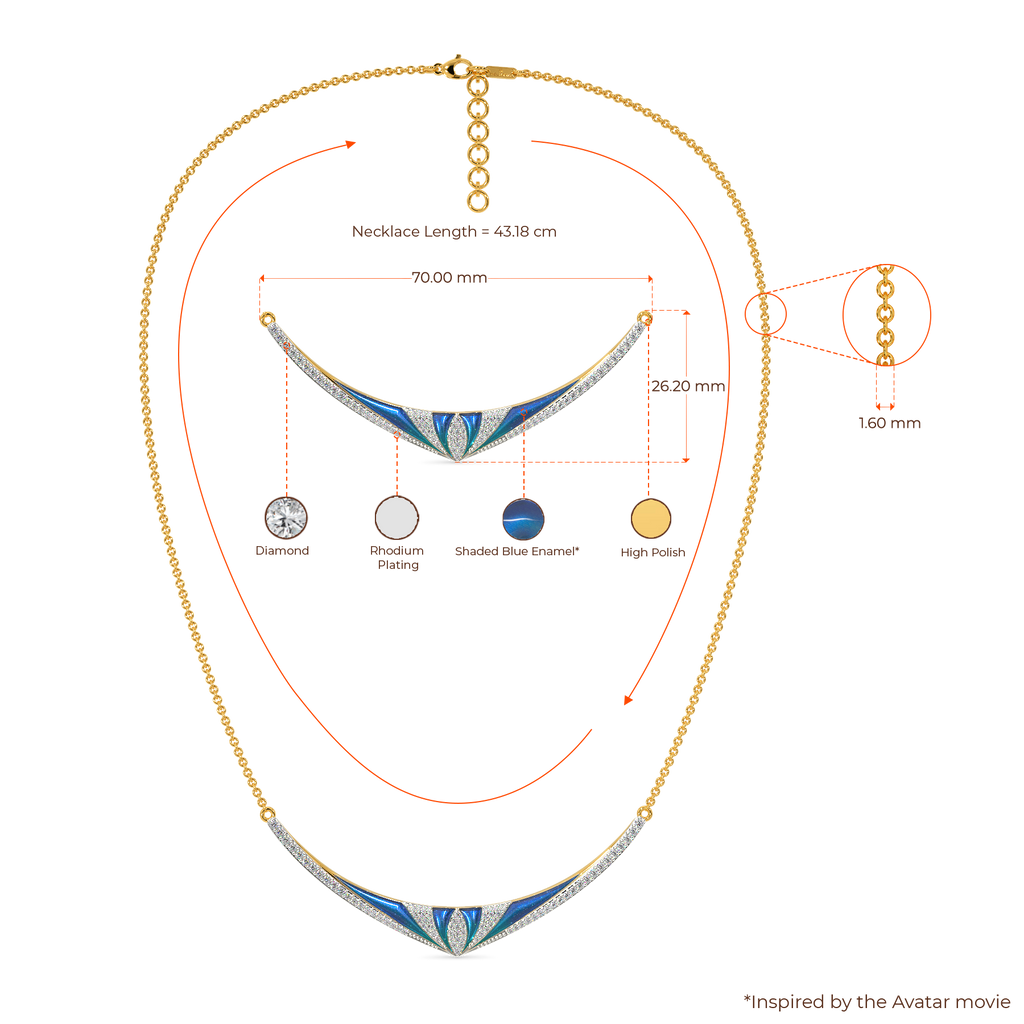 Like Neytiri Diamond Necklaces