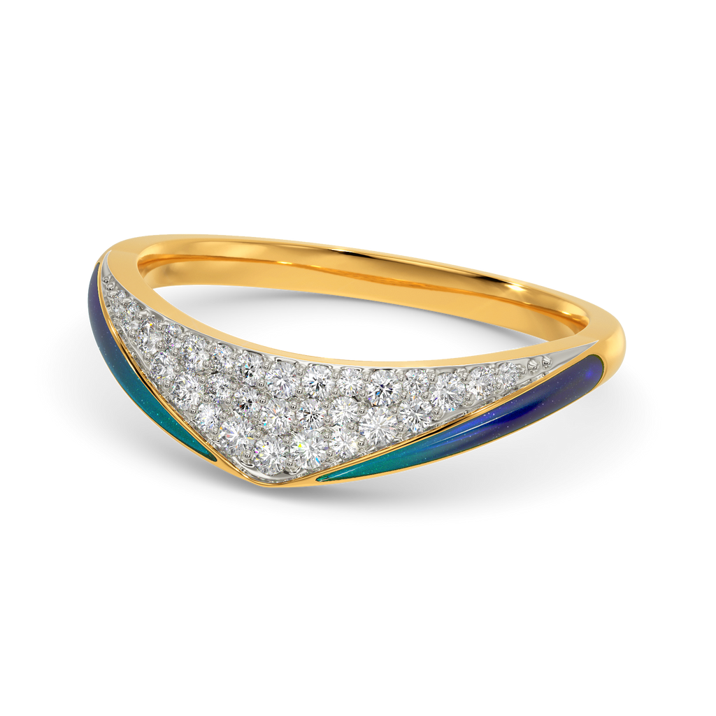 Moat Diamond Rings