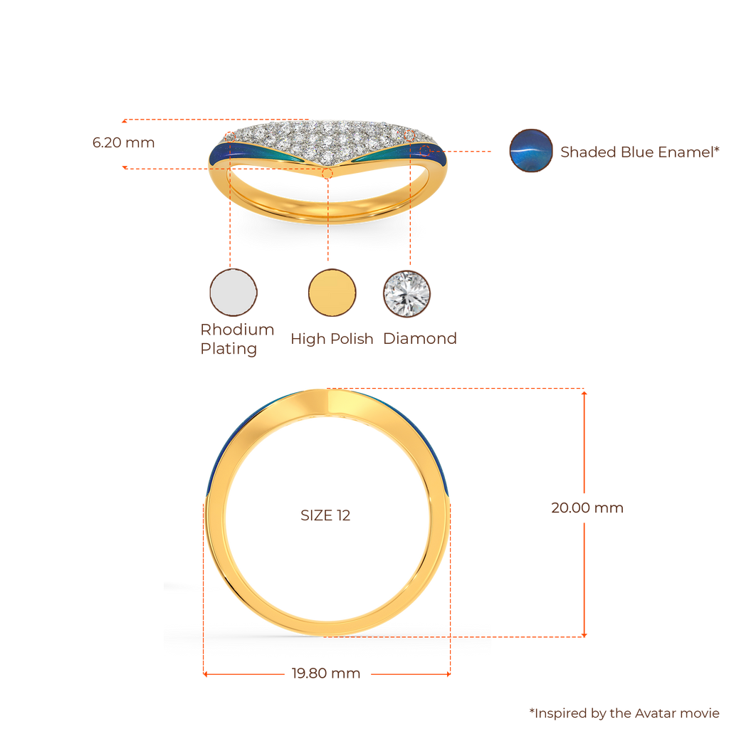 Moat Diamond Rings