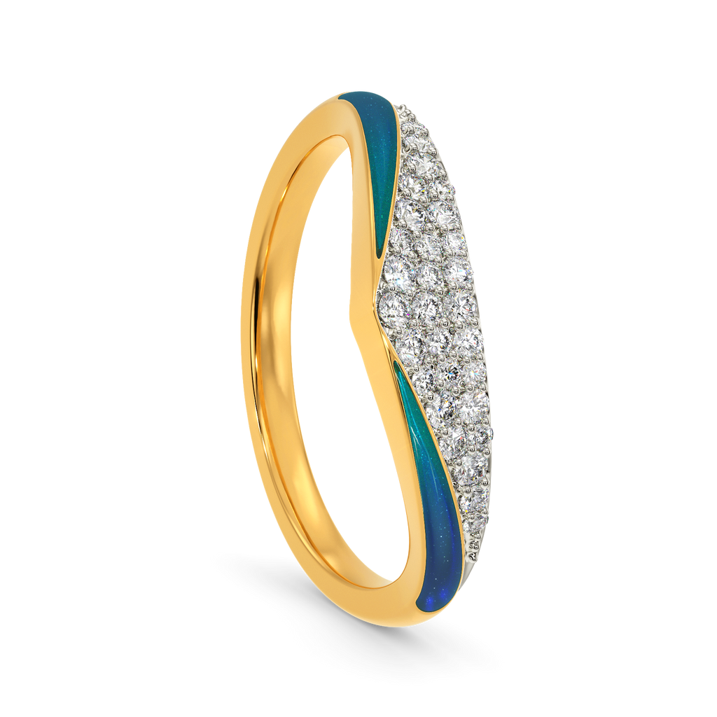 Moat Diamond Rings