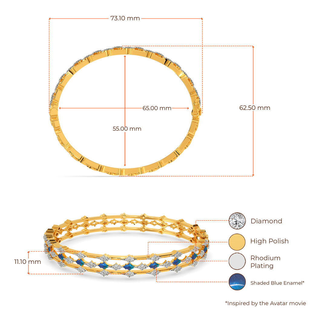 The Na'vi Way Diamond Bangles