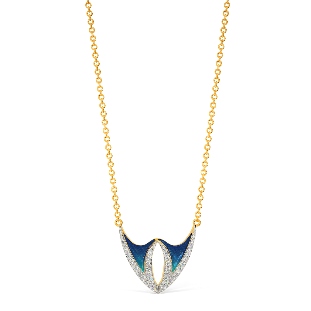 Blue World Diamond Necklaces