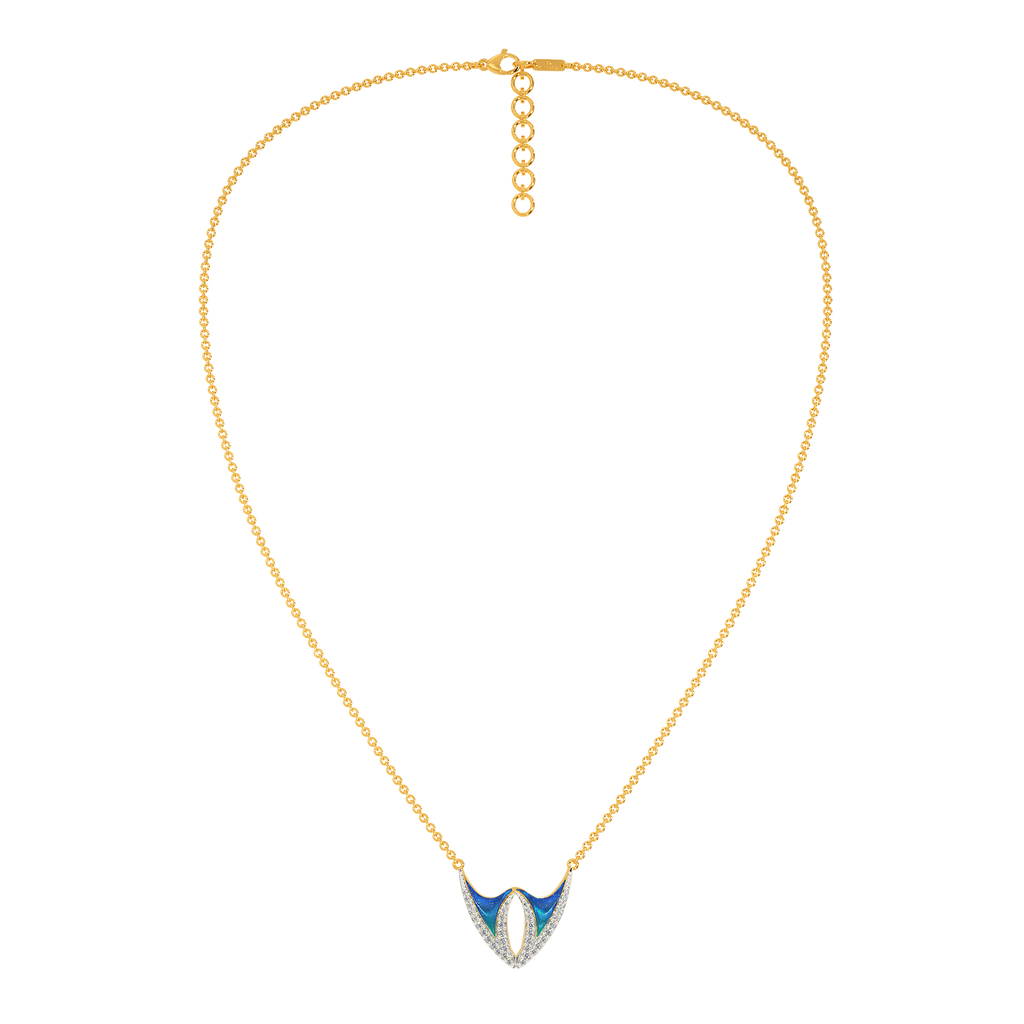 Blue World Diamond Necklaces