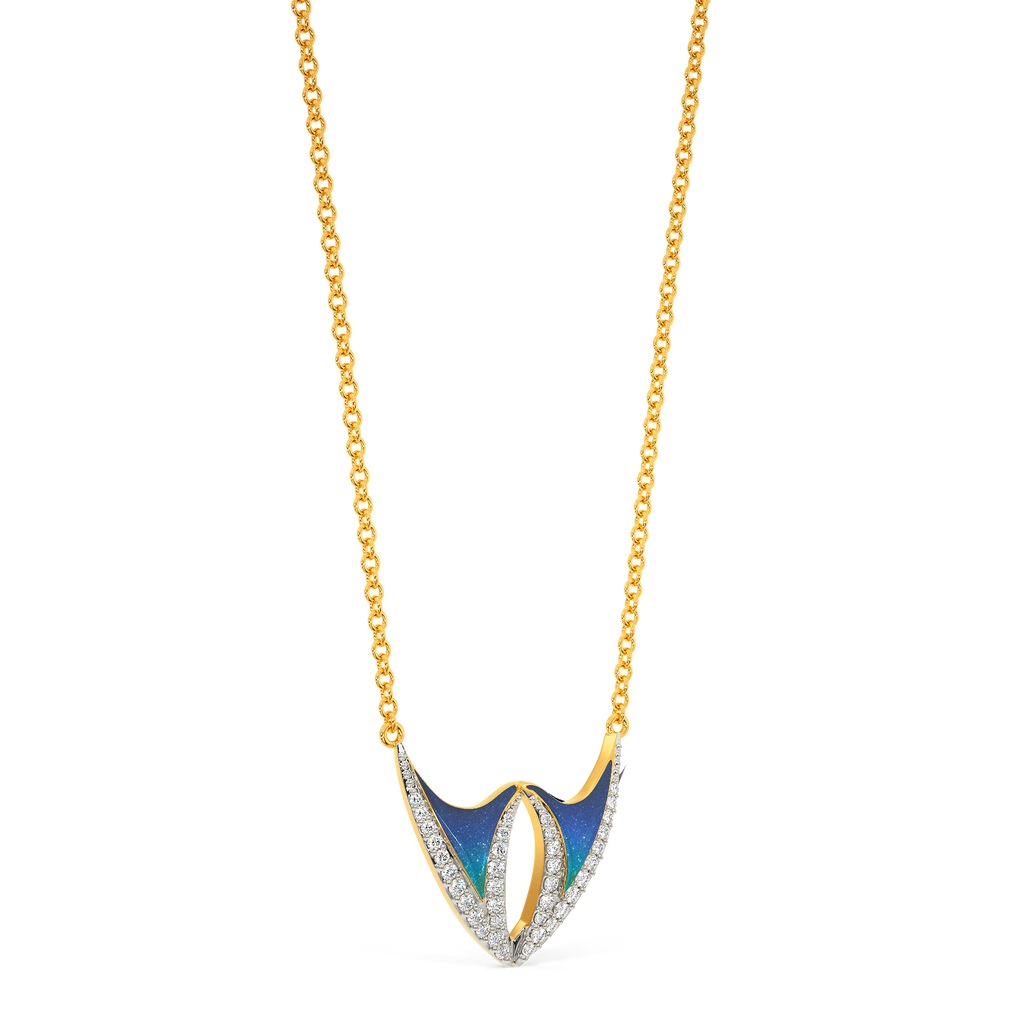 Blue World Diamond Necklaces