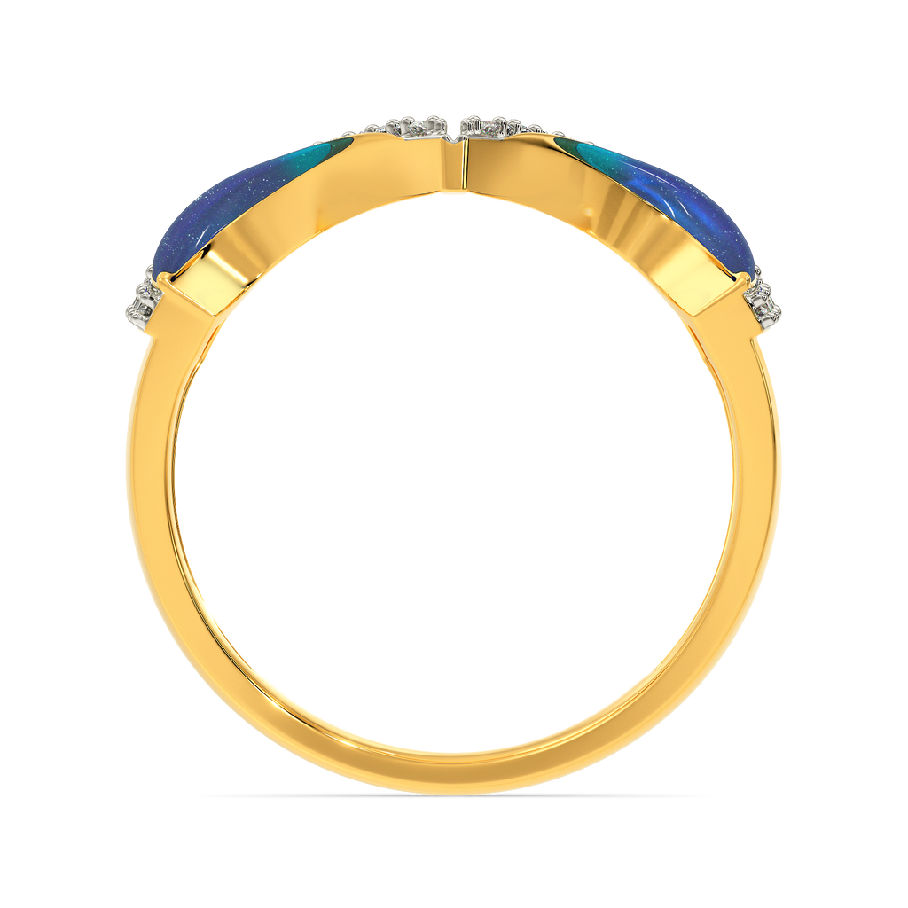 Glow In Blue Diamond Rings