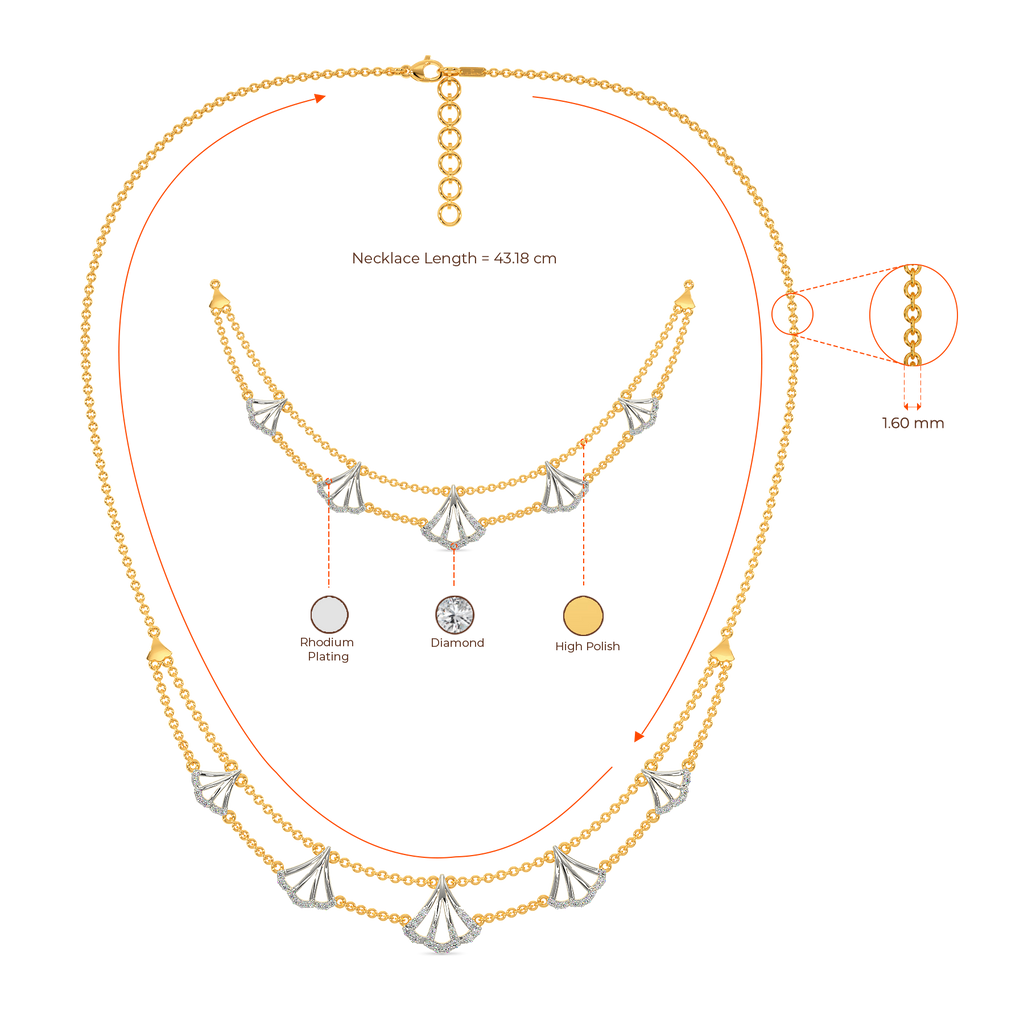 In A Dreamy Mood Diamond Necklaces