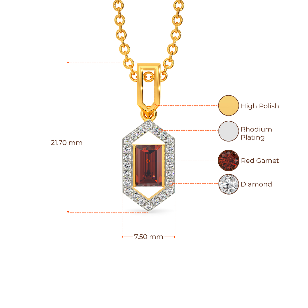Red Winter Diamond Pendants