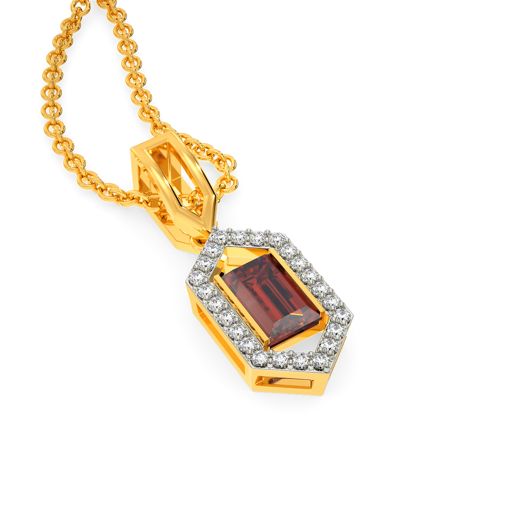 Red Winter Diamond Pendants