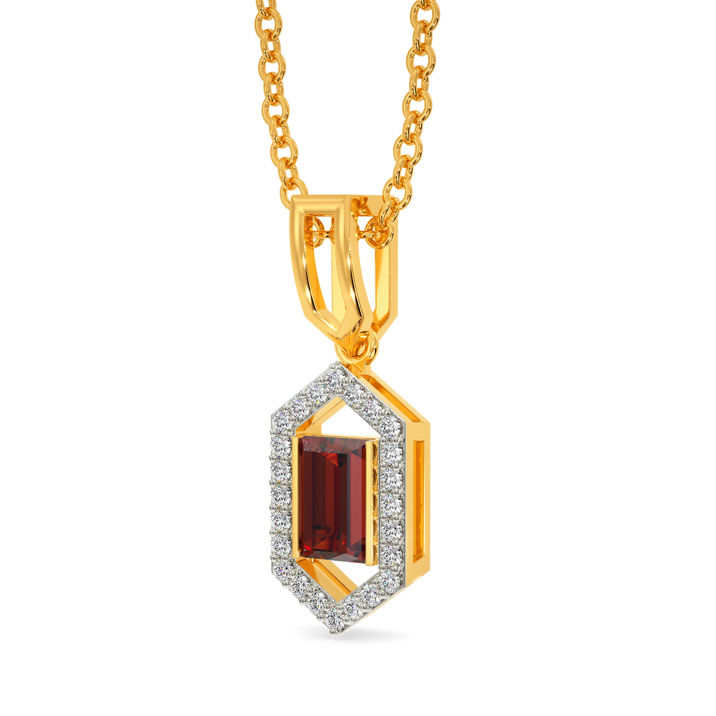Red Winter Diamond Pendants