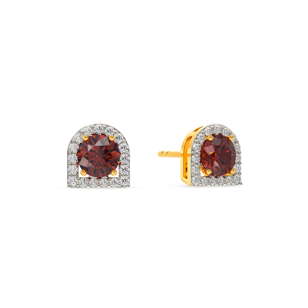Red Craze Diamond Earrings