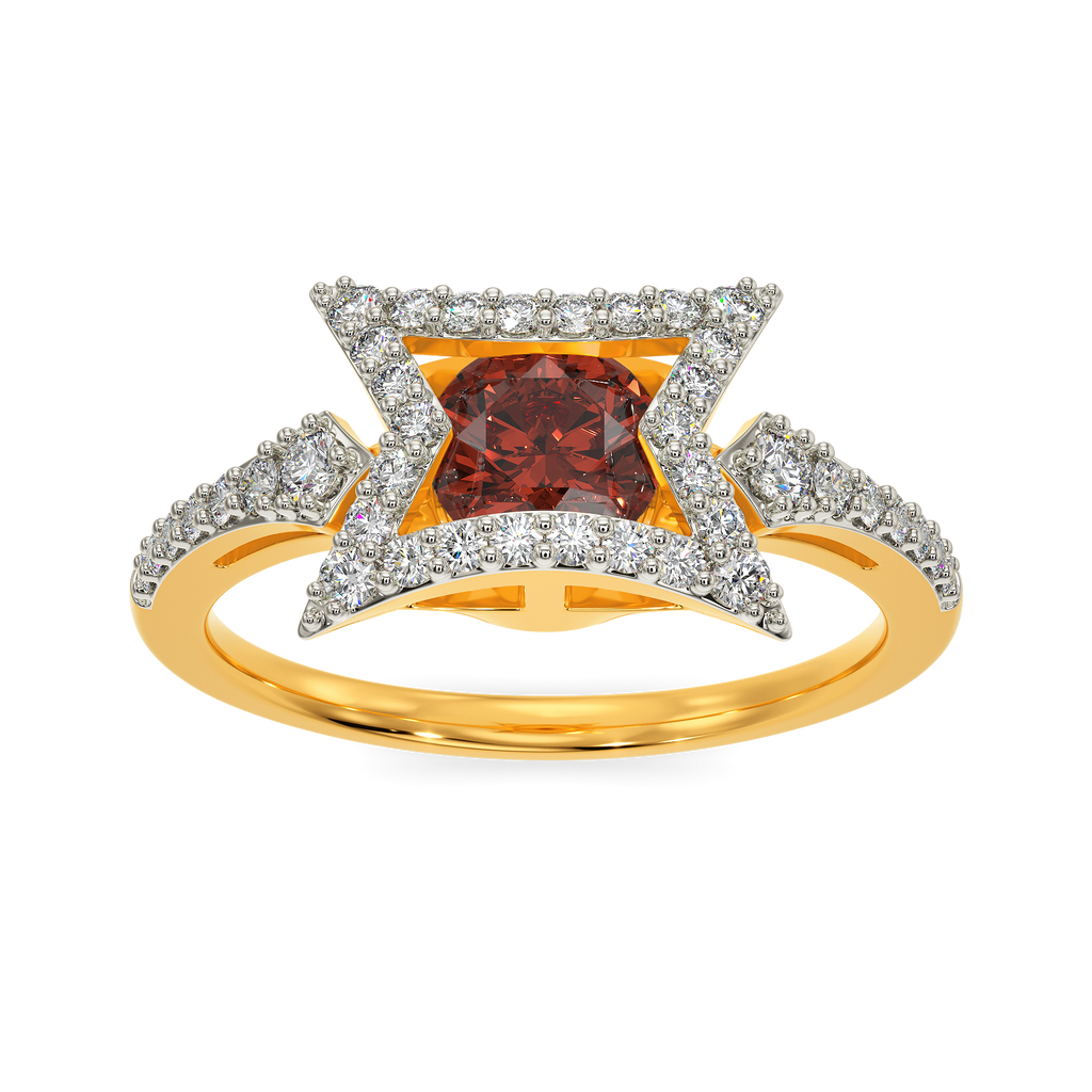 Dramatic Red Diamond Rings