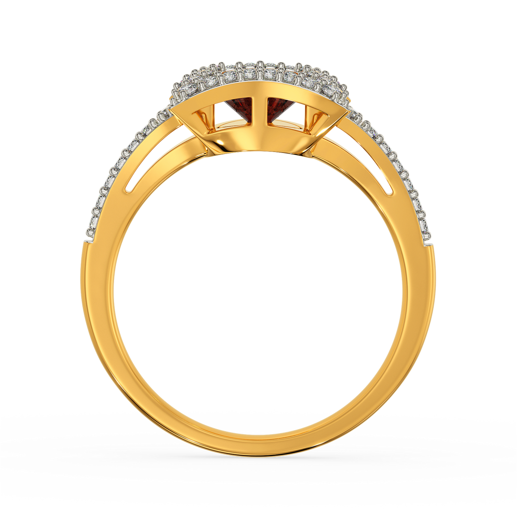 Dramatic Red Diamond Rings