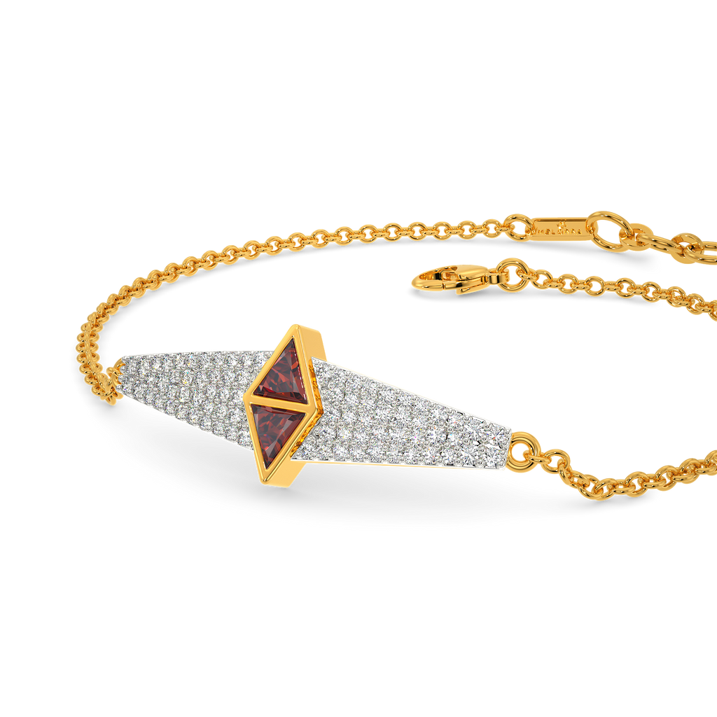 Red Drama Diamond Bracelets