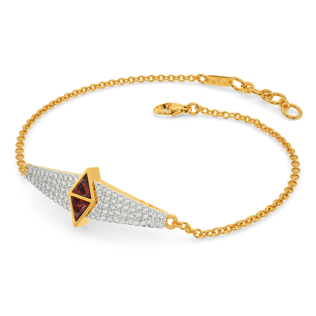 Red Drama Diamond Bracelets